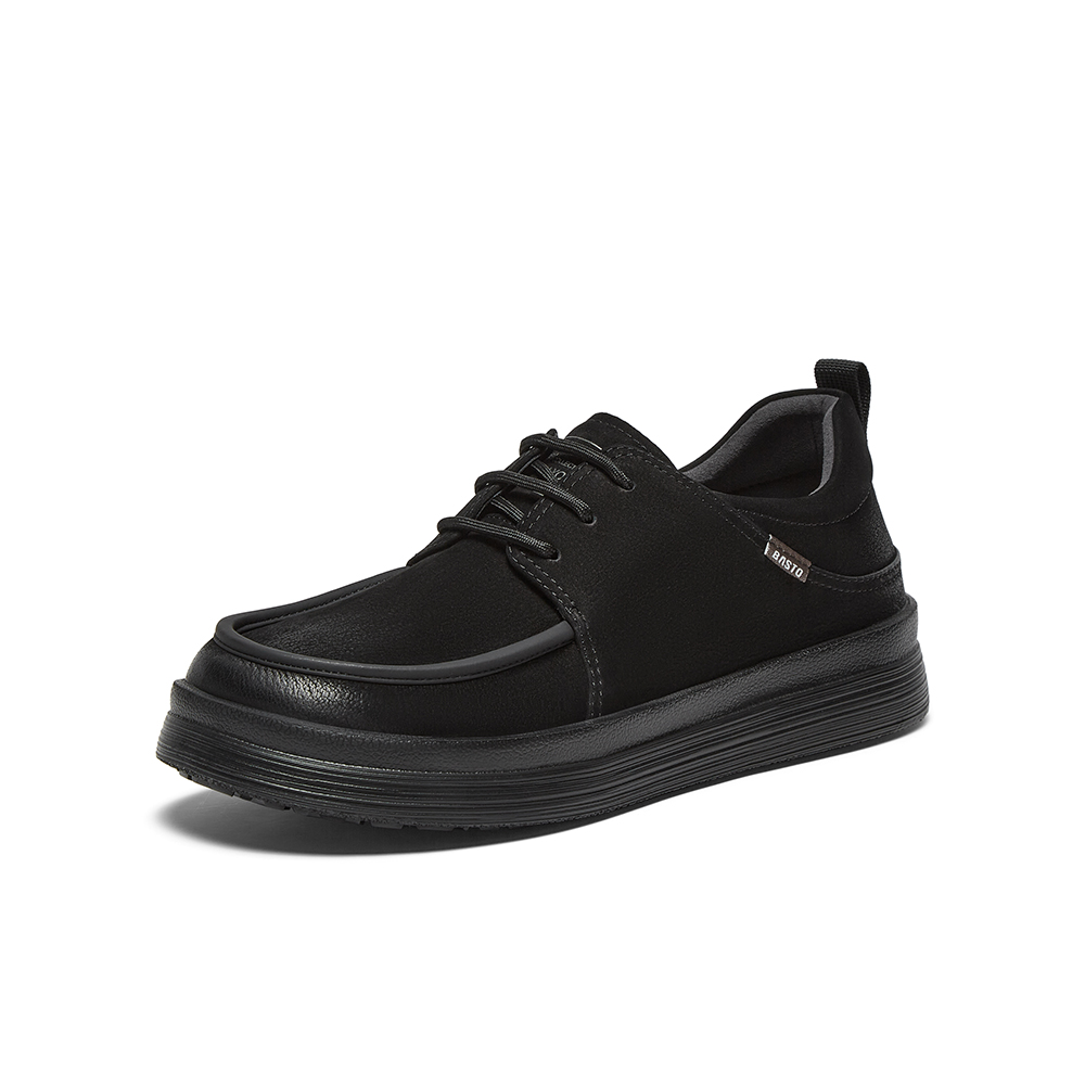 百思图2025秋季新款商场同款休闲皮鞋时尚商务男鞋90013CM5