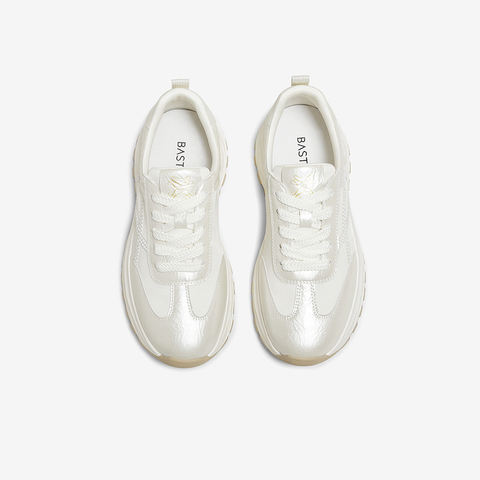 百思图2025秋季新款阿甘鞋时尚复古潮流运动女休闲鞋VLHC5CM5