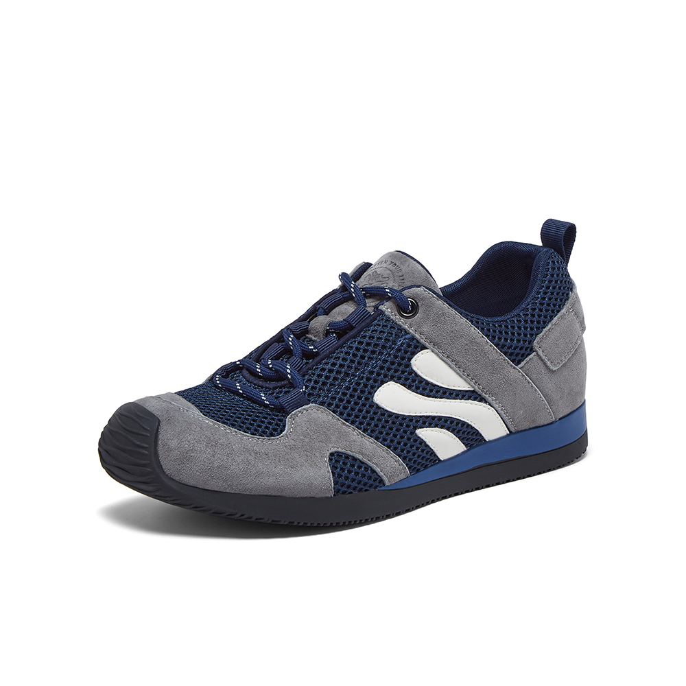 百思图2025秋季新款商场同款德训鞋潮流复古运动女休闲鞋D3660CM5