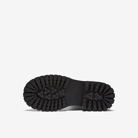 百思图2025冬季新款骑士靴时尚街头潮流通勤粗跟女长靴F2032DG5