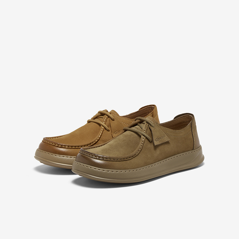 百思图2025秋季新款商场同款袋鼠鞋时尚运动男休闲鞋K8899CM5