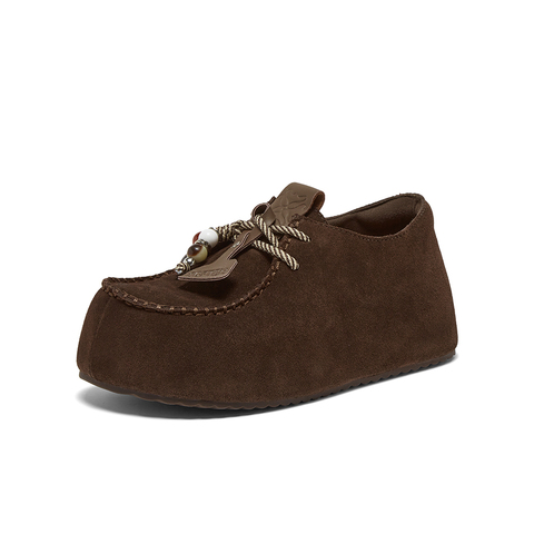 百思图2025秋季新款商场同款勃肯鞋简约复古休闲女单鞋E7350CM5