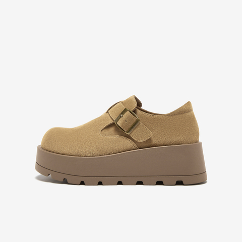 百思图2025冬季新款商场同款勃肯鞋时尚休闲女单鞋F3109DM5