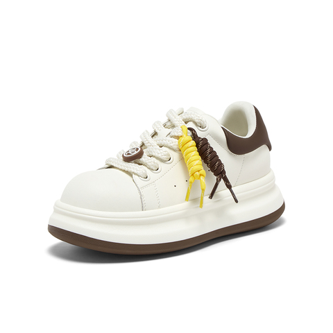 百思图2025秋季新款商场同款板鞋时尚街头运动女休闲鞋D3385CM5