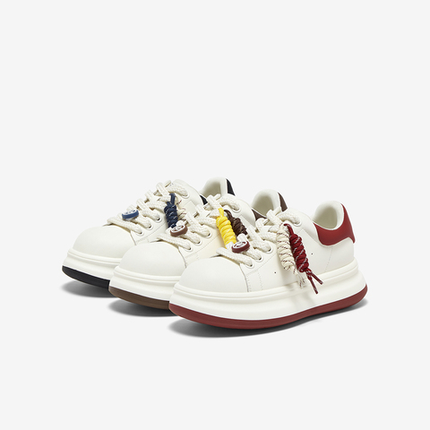 百思图2025秋季新款商场同款板鞋时尚街头运动女休闲鞋D3385CM5