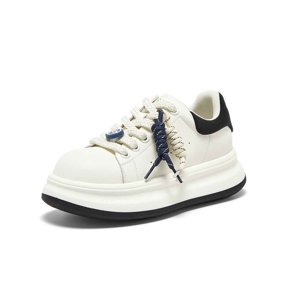 百思图2025秋季新款商场同款板鞋时尚街头运动女休闲鞋D3385CM5