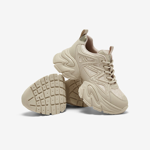 百思图2025秋季新款老爹鞋时尚潮流街头厚底增高女休闲鞋G8890CM5