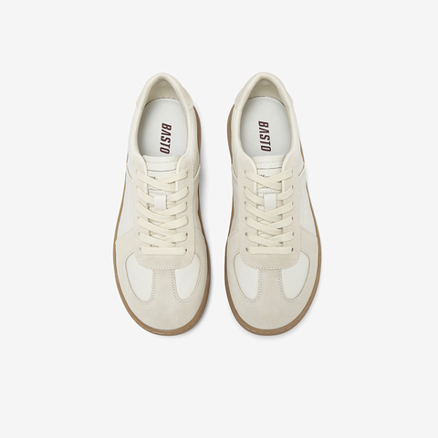 百思图2025秋季新款商场同款德训鞋时尚复古运动男休闲鞋BC817CM5