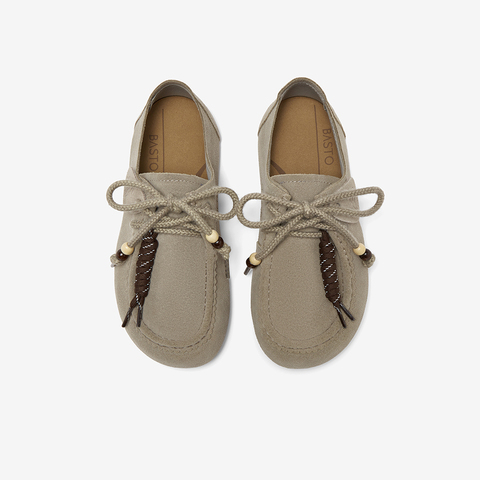 百思图2025秋季新款勃肯鞋时尚复古休闲平跟女单鞋B9732CM5