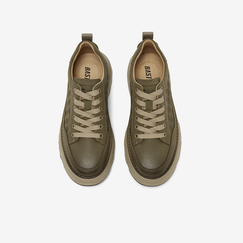 百思图2025秋季新款商场同款板鞋时尚潮流男休闲运动鞋WOA01CM5