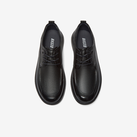 百思图2025秋季新款商场同款休闲皮鞋时尚商务通勤男鞋15621CM5