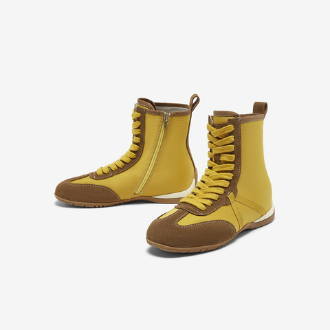 百思图2025冬季新款休闲靴时尚潮流户外街头运动女短靴A8727DD5