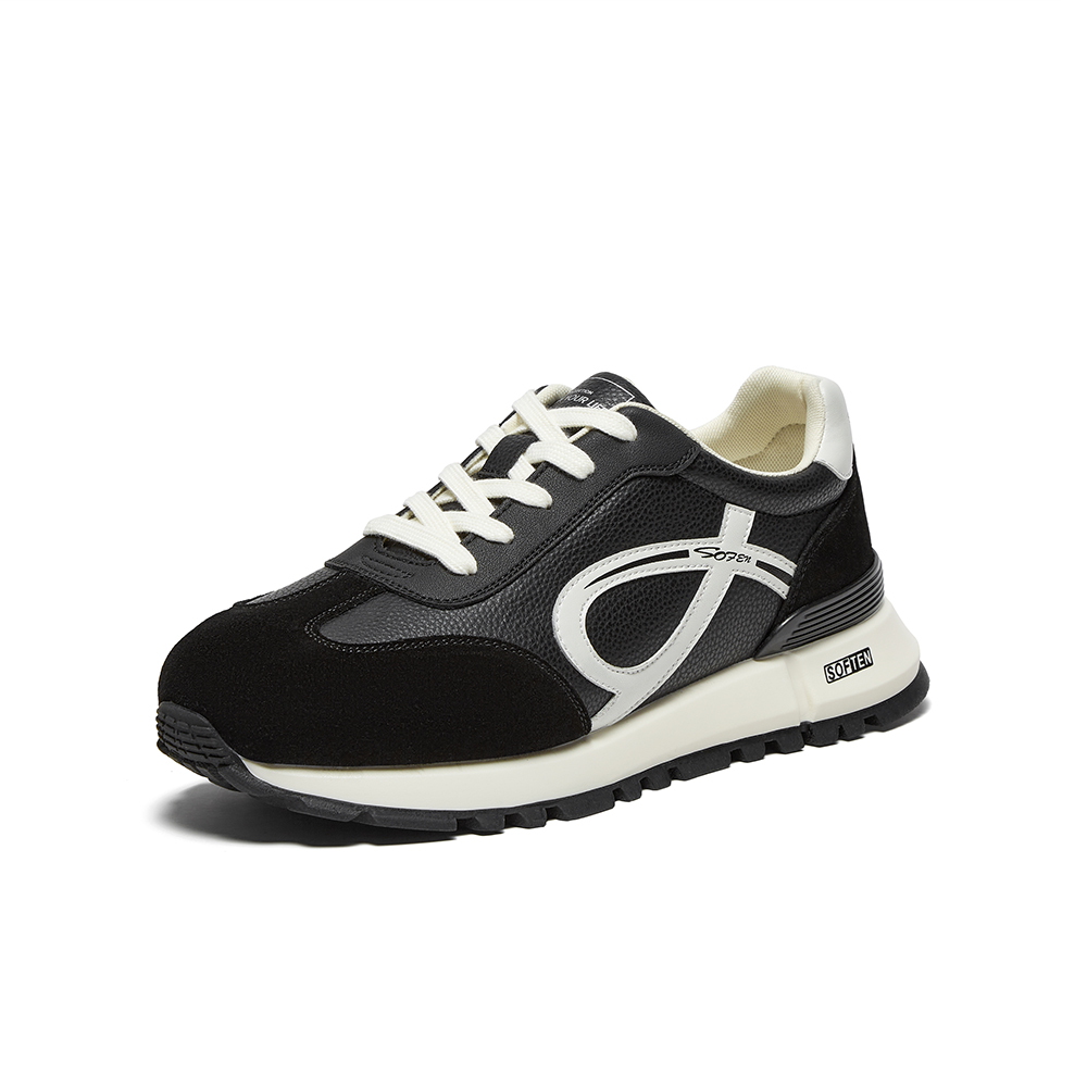 百思图2025秋季新款商场同款阿甘鞋时尚复古运动男休闲鞋FEK01CM5