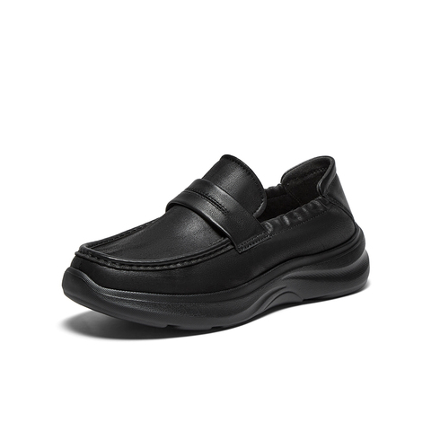 百思图2025秋季新款乐福鞋简约时尚商务通勤男休闲皮鞋59751CM5