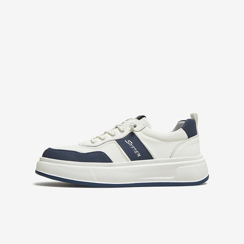 百思图2025秋季新款板鞋时尚潮流街头运动男休闲鞋66302CM5