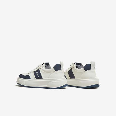 百思图2025秋季新款板鞋时尚潮流街头运动男休闲鞋66302CM5