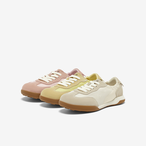 百思图2025秋季新款德训鞋时尚复古街头潮流女休闲鞋CN313CM5