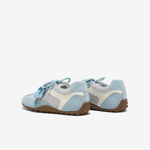 百思图2025秋季新款商场同款德训鞋时尚复古运动女休闲鞋A9012CM5