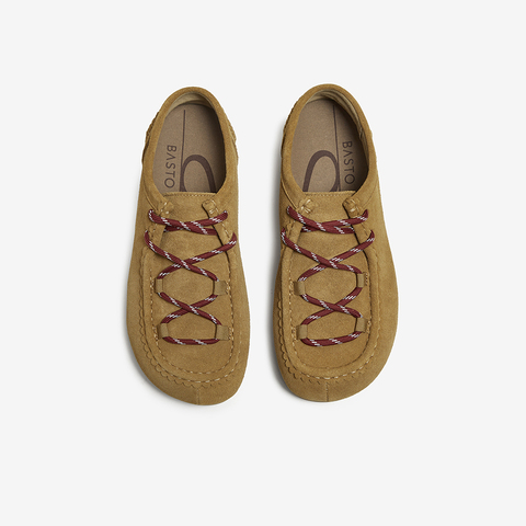 百思图2025秋季新款袋鼠鞋时尚简约休闲通勤女单鞋UWK02CM5