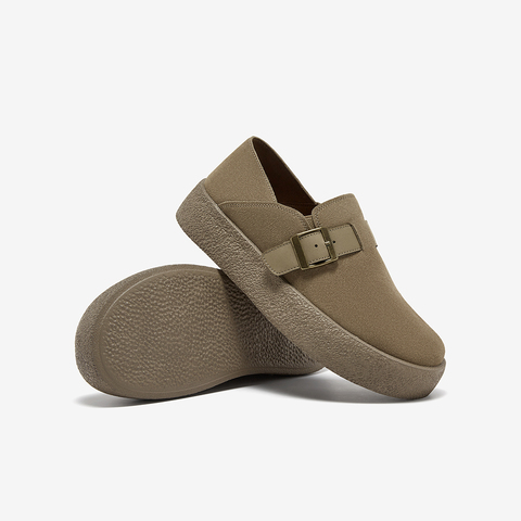 百思图2025秋季新款勃肯鞋时尚潮流复古休闲厚底男单鞋FCP02CM5