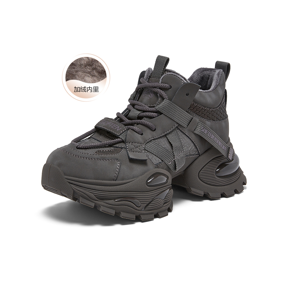 百思图2025冬季新款商场同款老爹鞋潮流运动女休闲鞋G6662DD5