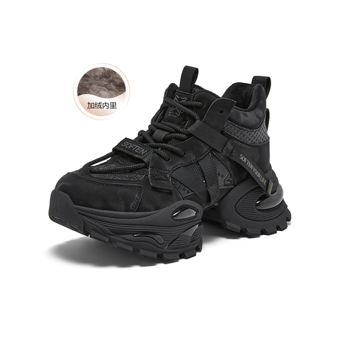 百思图2025冬季新款商场同款老爹鞋潮流运动女休闲鞋G6662DD5