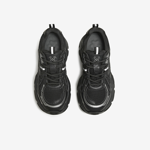 百思图2025冬季新款商场同款老爹鞋时尚运动女休闲鞋B8161DD5