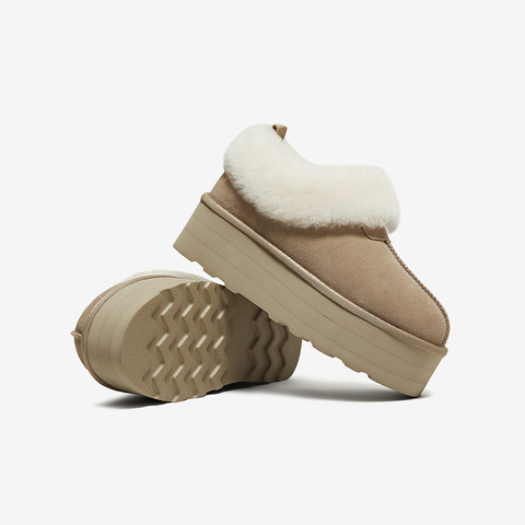百思图2025冬季新款毛毛鞋棉鞋时尚简约户外女休闲鞋N8097DM5