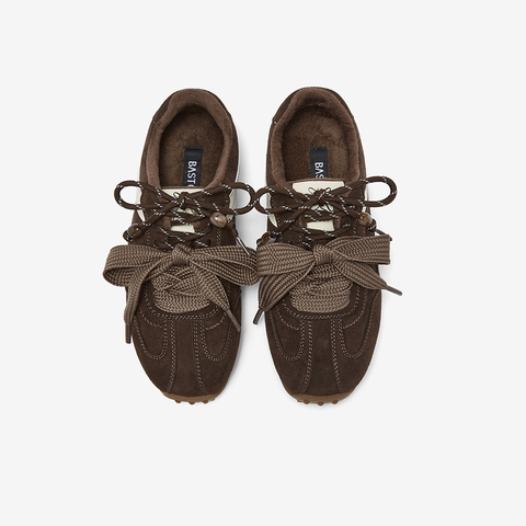 百思图2025秋季新款商场同款德训鞋时尚复古运动女休闲鞋A9012CM5