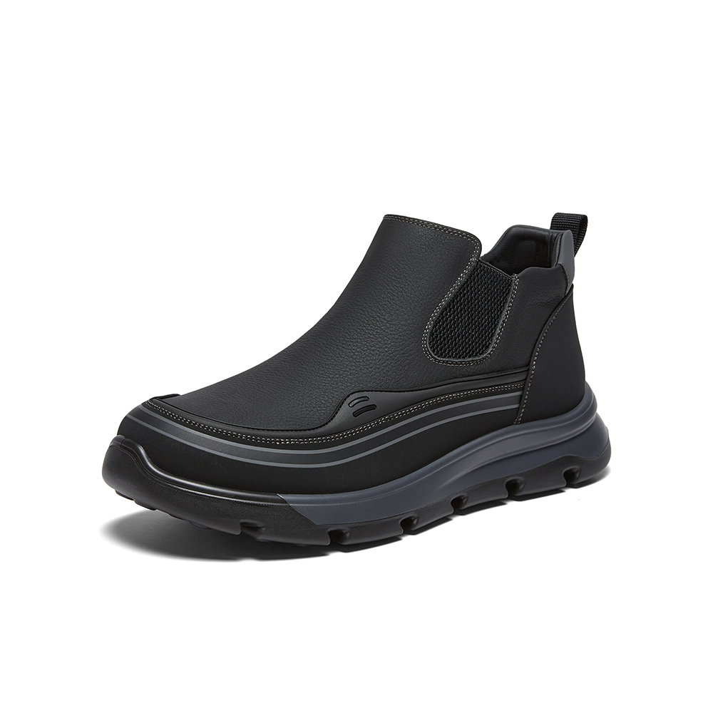 百思图2025冬季新款商场同款时尚简约男休闲鞋7860DM5