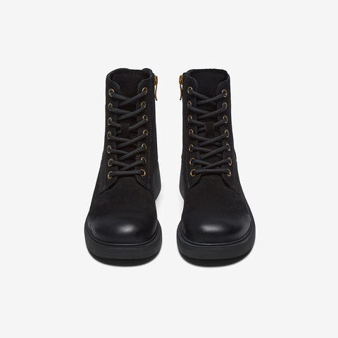 百思图2025冬季新款商场同款马丁靴时尚潮流街头女短靴UWQ01DD5