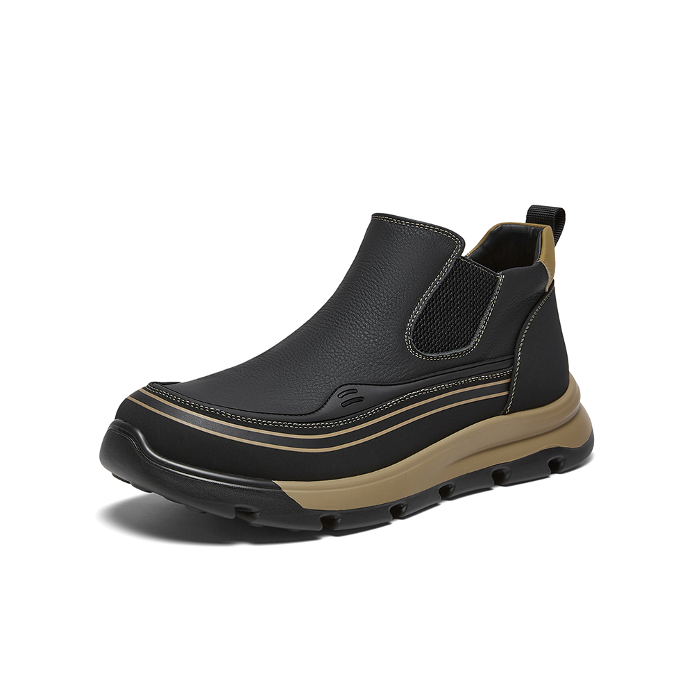 百思图2025冬季新款商场同款时尚简约男休闲鞋7860DM5