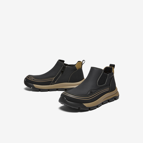 百思图2025冬季新款商场同款时尚简约男休闲鞋7860DM5