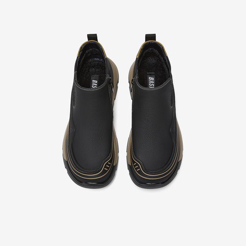 百思图2025冬季新款商场同款时尚简约男休闲鞋7860DM5