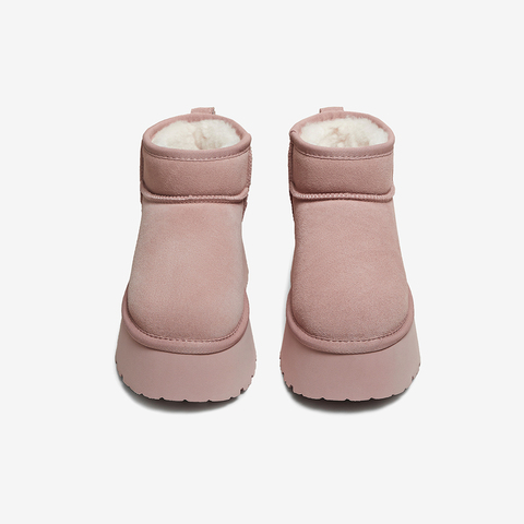 百思图2025冬季新款商场同款雪地靴时尚休闲女短靴L8228DD5