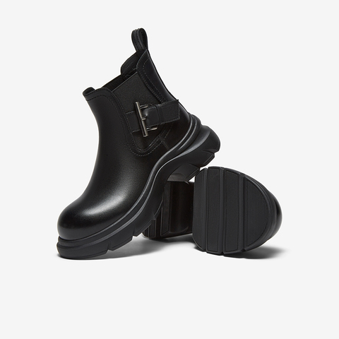 百思图2025冬季新款商场同款切尔西靴时尚潮流女短靴H2881DD5