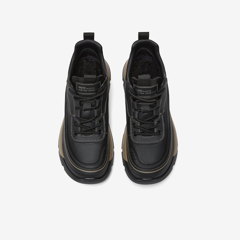 百思图2025冬季新款商场同款时尚潮流运动男休闲鞋16950DM5