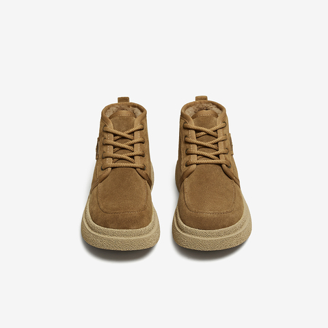 百思图2025冬季新款商场同款雪地靴时尚休闲保暖男短靴W2670DD5