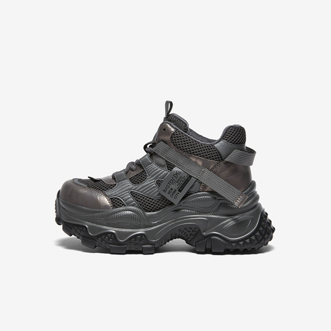 百思图2025冬季新款老爹鞋时尚潮流街头女休闲运动鞋B6092DD5