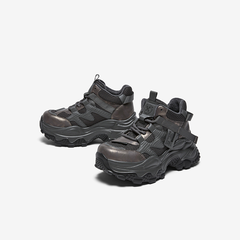 百思图2025冬季新款老爹鞋时尚潮流街头女休闲运动鞋B6092DD5