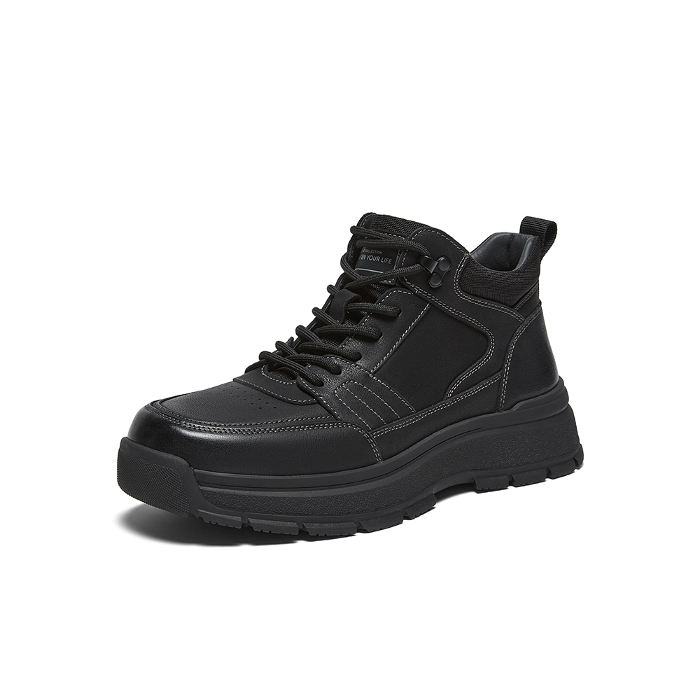 百思图2025冬季新款商场同款时尚户外运动男休闲鞋WDJ01DD5