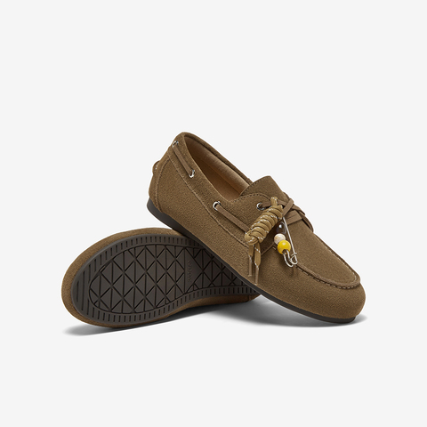 百思图2025秋季新款乐福鞋时尚简约潮流复古女单鞋D3506CA5