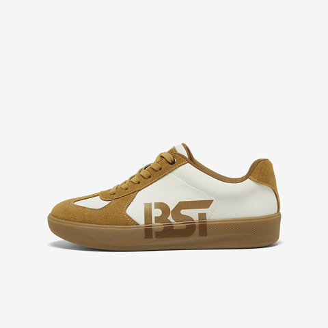 百思图2025秋季新款德训鞋时尚复古潮流运动男休闲鞋WOI01CM5