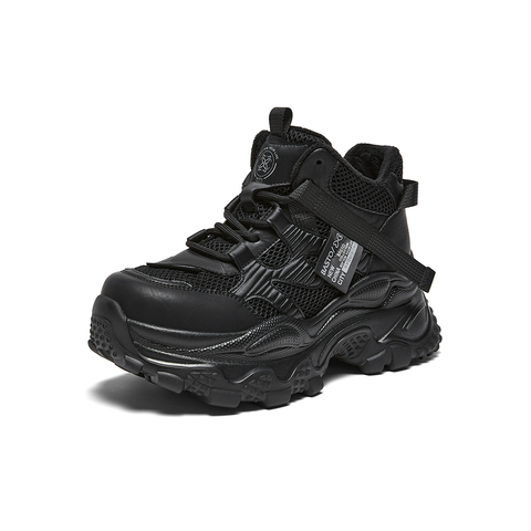 百思图2025冬季新款老爹鞋时尚潮流街头女休闲运动鞋B6092DD5