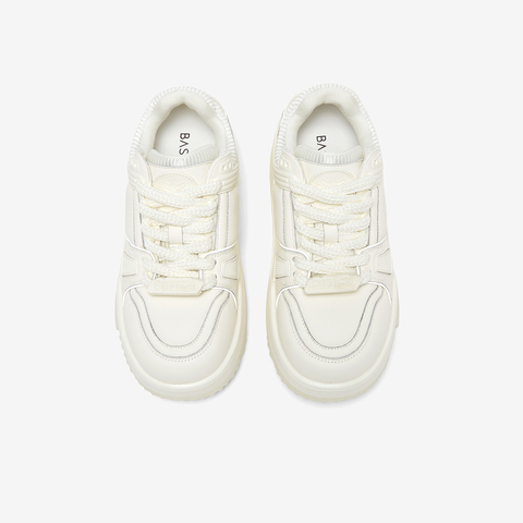 百思图2025秋季新款板鞋时尚潮流街头运动女休闲鞋CV187CM5