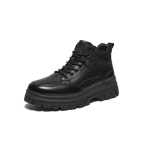 百思图2025冬季新款商场同款马丁靴时尚运动男短靴72388DD5