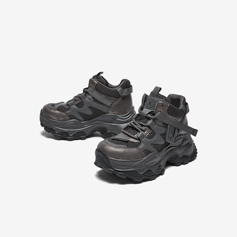 百思图2025冬季新款老爹鞋时尚潮流街头女休闲运动鞋B6092DD5