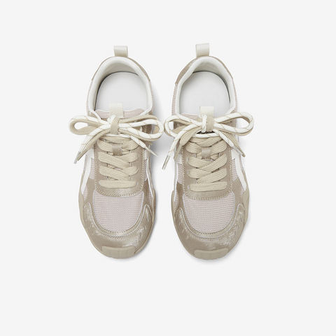 百思图2025夏季新款德训鞋时尚复古户外女运动休闲鞋D3633BM5