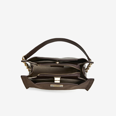 百思图2025冬季新款商场同款腋下包时尚潮流单肩斜挎包女J9019DX5