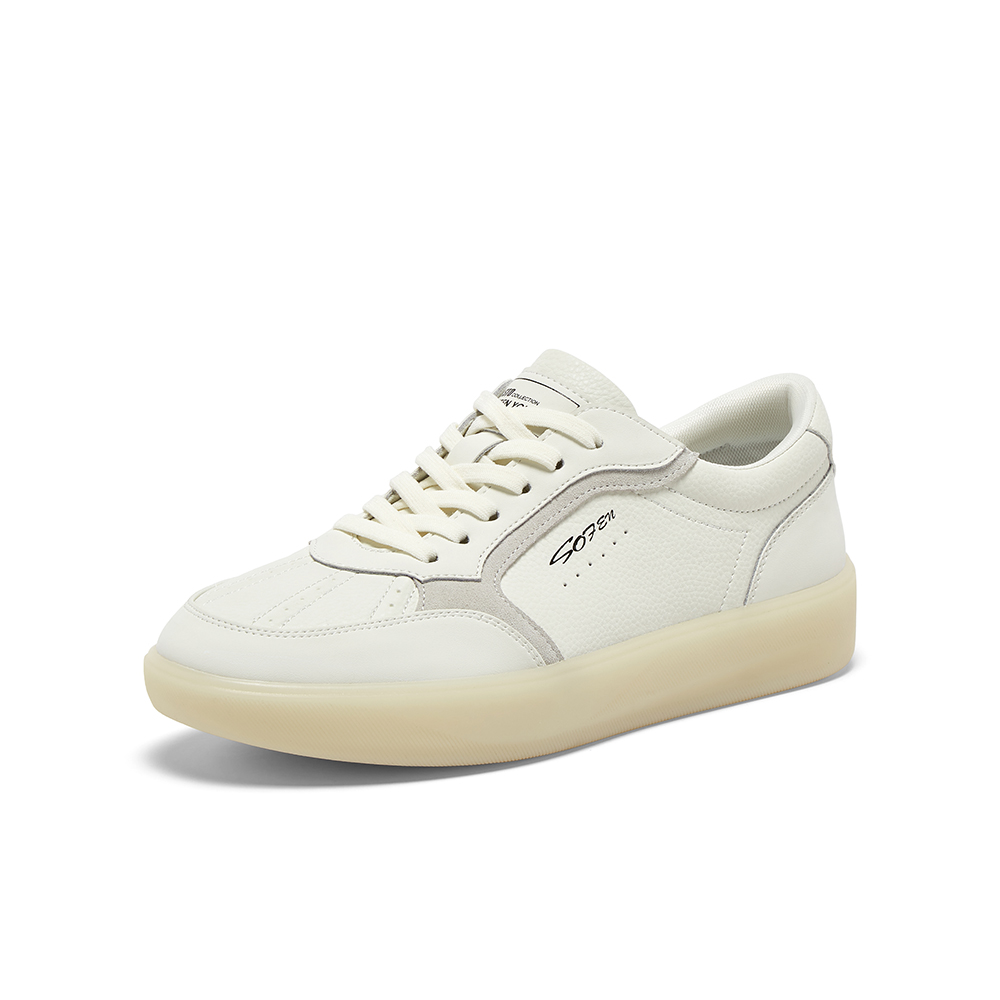 百思图2025秋季新款板鞋时尚潮流街头运动男休闲鞋WOH01CM5